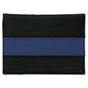 Führerscheintasche Colour Lane mit Streifenapplikation  Schwarz/Blau