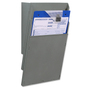 Fächersystem Multi-S 2 Fächer für DIN A4, Griffsicht-System Hochformat, Metall Grau/Silber