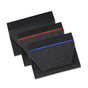 Führerscheintasche Colour Stripe mit 5 Klarsichfächer Schwarz/Schwarz