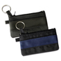 Schlüsseltasche Colour Lane mit Streifenapplikation  Schwarz/Schwarz