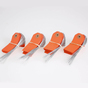 Etiketten aus Karton Eco2: mit Draht und Lochverstärkung, Universaletikett Orange