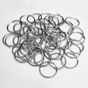 Schlüsselringe Basic Ø 35 mm: 2-fach gebogen, hohe Spannkraft ( VPE 50 Stück ) 