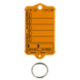 Schlüsselanhänger Autotag 1: 200 Anhänger + Ringe, 1 Stift  Orange