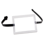 Rad-Reifenanhänger mit Rasterschlaufe L 80 cm, PVC-Hülle & Etikett 