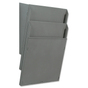 Fächersystem Multi-S 2 Fächer für DIN A4, Griffsicht-System Hochformat, Metall Grau/Silber