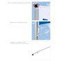 Fahnenmast: H 7,0 m Silver Star 3: Ø 76 mm, mit Bodenhülse + drehbarem Ausleger 7  m / Ø 76 mm