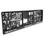 Kennzeichenhalter EASY-Comfort-RGS mit Schiebeverschluss mit 1-Farbdruck 