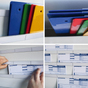 Plantafel Profi A4 Werkstattplaner 7 Reihen (6+1) Zeitskala mit Metallrahmen 