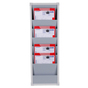 Plantafel Office-XXS 6+1 Reihen für DIN A4 Hochformate oder Auftragstaschen 