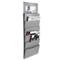 Organizer Wall-2: 6 Fächer: perfekt für A4 Querformate, Wand- oder Türhänger 