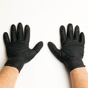 Nitril-Handschuhe L: Manutril Flex Grip: Größe L (8-9), extra reißfest, Top Grip 