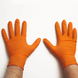 Nitril-Handschuhe XL Manutril Flex Grip: XL (9-10), extra reißfest, Top Grip 