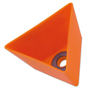 Leitzahlträger magnetisch, wetterfest: Neutral / Blanko  Orange/Blanko