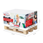 Zettelblock mit Mini-Holzpalette, 4-seitig bedruckt inkl. Digitaldruck 